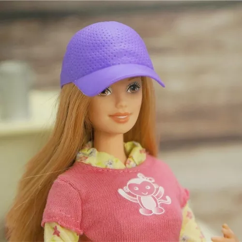 Touca De Lã Para Boneca Barbie Chapéu Acessórios Roupa Fr