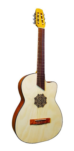 Guitarra Acustica Boca Mandala Hecha A Mano