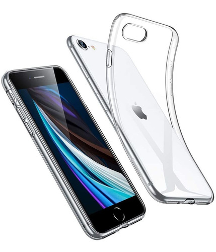 Funda Para iPhone SE 2020, Transparente/flexible/resistente