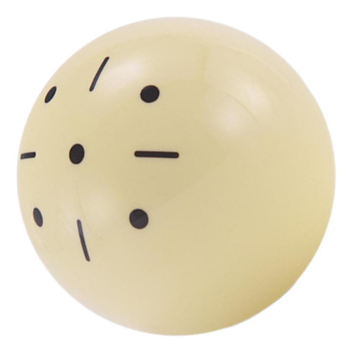 Resina Cue Ball Billar Pool 52mm Beige Regalos Accesorios