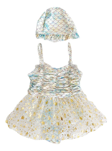 Traje De Baño Para Niña, Lindo Traje De Baño Para Playa,