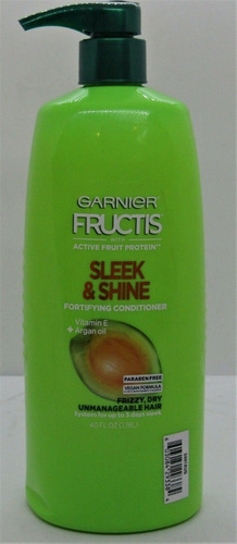 Imagen 2 de 2 de Acondicionador Garnier Fructis Sleek & Shine 1.18 Litros