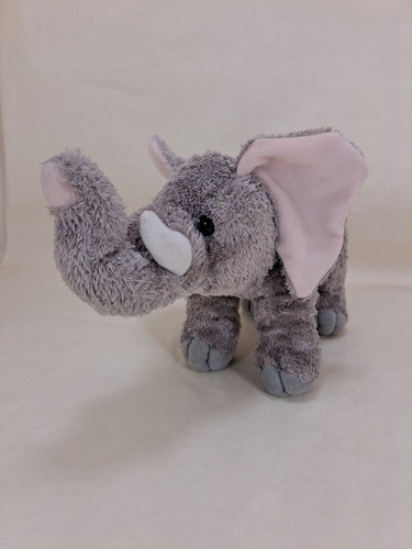 Peluche Elefante Marca Aurora 18 Cm  X  30 Cm  Largo De Uso