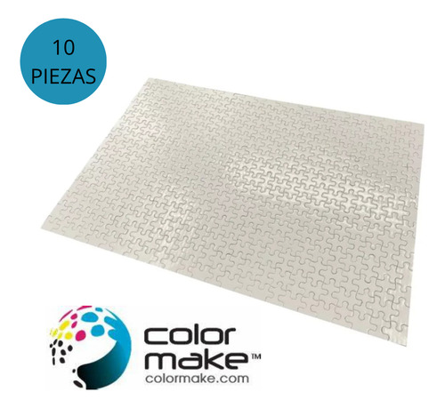 Rompecabezas A4 Cartón Sublimar Sublimación 10 Pcs
