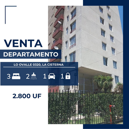 Venta Hermoso Depto. La Cisterna - Av Lo Ovalle 0320