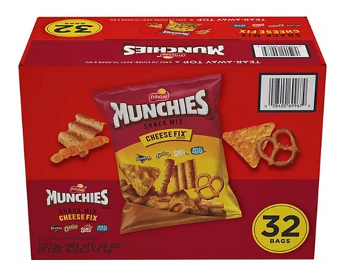 Munchies Cheetos Doritos Caja Surtida 32 Bolsitas