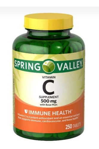 Vitamina C Spring Valley 250 Tabl - Unidad a $85000