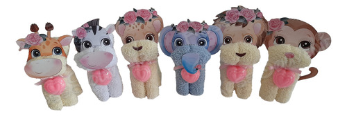 10 Souvenirs Animalitos En Toalla Reutilizable Con Jabón