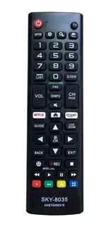Controle Para Tv Compativel Com LG Smart Netflix Amazon 8035