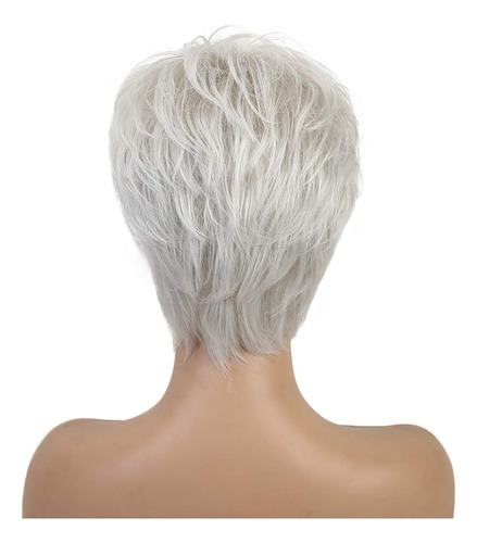 Peruca Cinza Feminina, Capa De Cabelo, Decorações De Festa,
