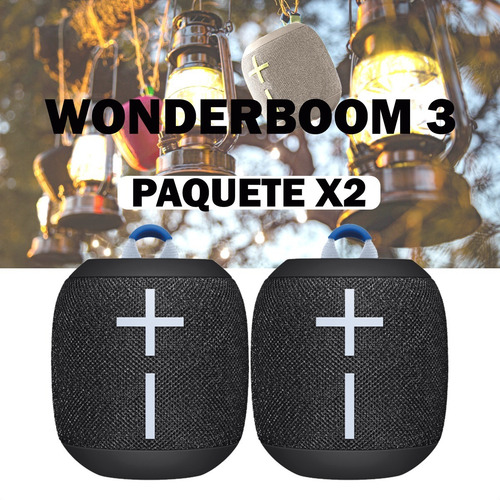 Ultimate Ears Wonderboom 3, Combo X 2 Parlantes Impermeables