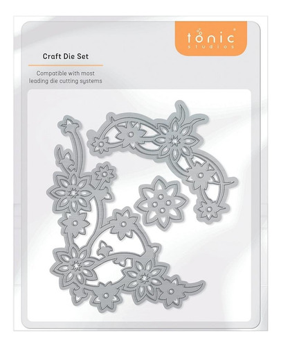 Scrapbooking Tonic 3 Troqueles Flores Corners Esquineros