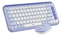 Comprar Kit Teclado Y Mouse Logitech Pop Icon, Español, Lila Mouse Lavanda Teclado Lavanda