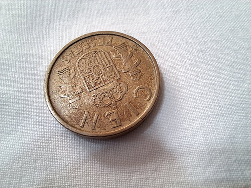Moeda Espanha 100 Pesetas 1989 Antiga Original (Usado)