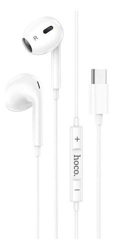 Audífonos In Ear Hoco M101 Max Crystal Tipo C Blanco