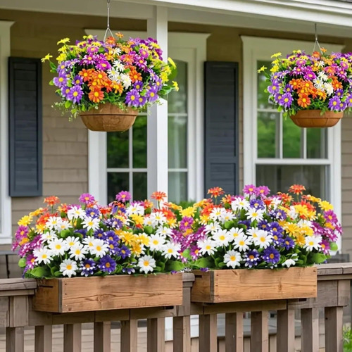 10 Paquetes De Margaritas Artificiales For Exteriores,