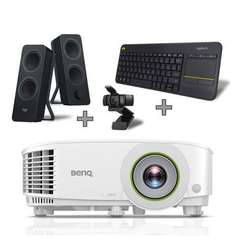 Imagen 1 de 7 de Bundle Proyector Smart Benq Eh600 + Teclado, Bocina Y Cámara