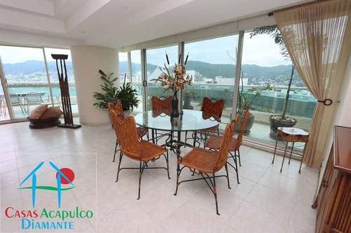 Imagen 6 de 14 de Cad Costa Victoria 1000 Ph 1. Terraza Doble Con Vista Al Mar