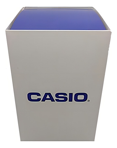 Reloj Casio Digital Mujer Lw-203-4a 50m Caucho Color del bisel Plateado