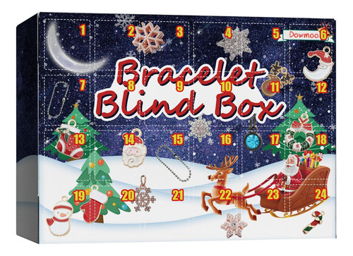 Calendario De De Adviento De Navidad 24 Días Diy Pulsera