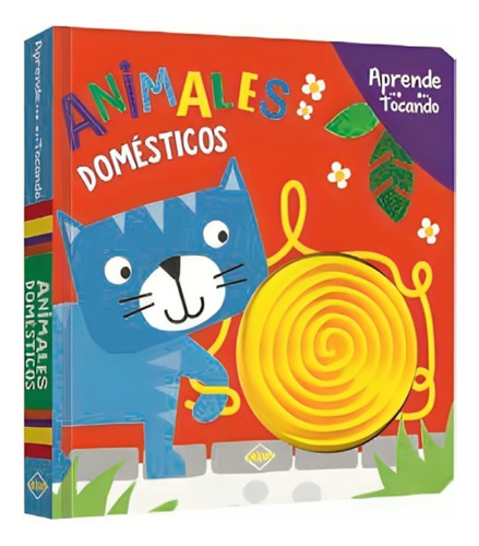 Libro Sensorial Aprende Tocando Animales Domésticos Niños