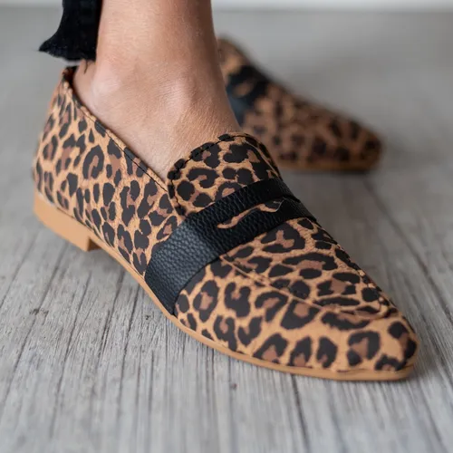 Mocasin animal print new arrivals