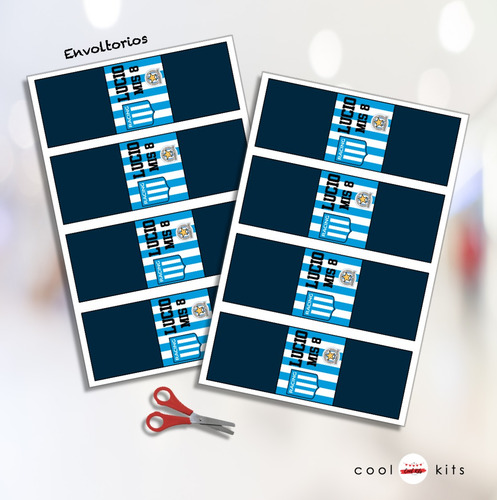 Kit Imprimible Racing Club Personalizado Cumpleaños Candy