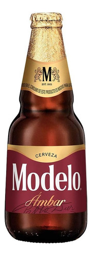 Cerveza Ámbar Modelo 12 Botellas De 355ml C/u