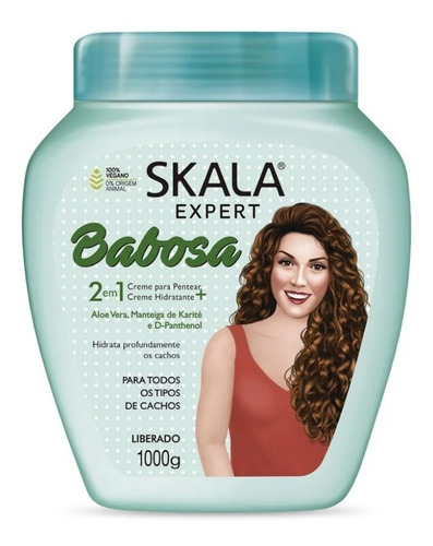 Imagem 1 de 2 de Creme Skala Expert Para Cabelo Babosa Hidronutritivo 1 Kg