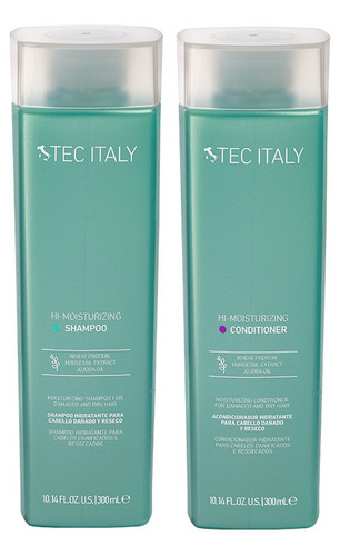 Tec Italy Hi-moisturizing Kit Shampoo Y Acondicionador  