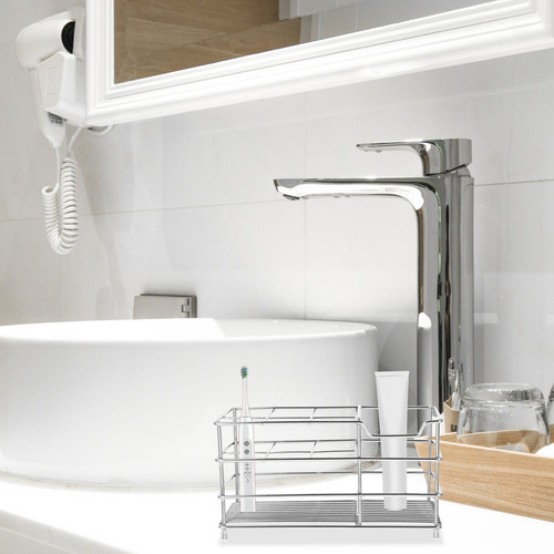 Soporte Para Cepillos De Dientes De Acero Inoxidable, Soport