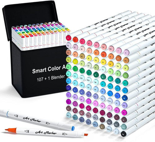  Pack Art Markers,  Coloring Markers And  Blender, Alco...