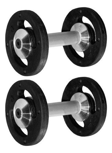 Dumbell Injetado Par De 18/22/26/28/30/32/34 Com Suporte