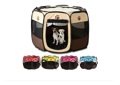 Corral Para Mascota Plegable Perro Gato Animales Talla Xl