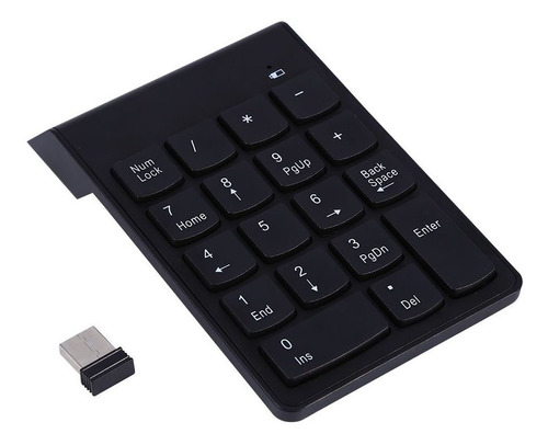 2.4g Wireless Ultra Slim Numeric Keypad 18 Keys With Usb