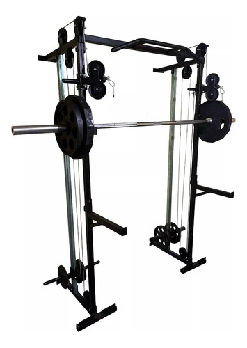 Polea Alta Y Baja Rack Crossover Pull Ups Crossfit Gym Casa