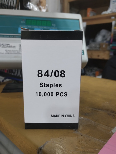 Grampas 84/08 Por Dos Unidades. Para Engrampadora Neumatica Dorado