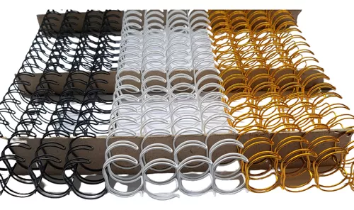 Espirales para Encuadernación Silver 0.65 - Cáceres Crafts