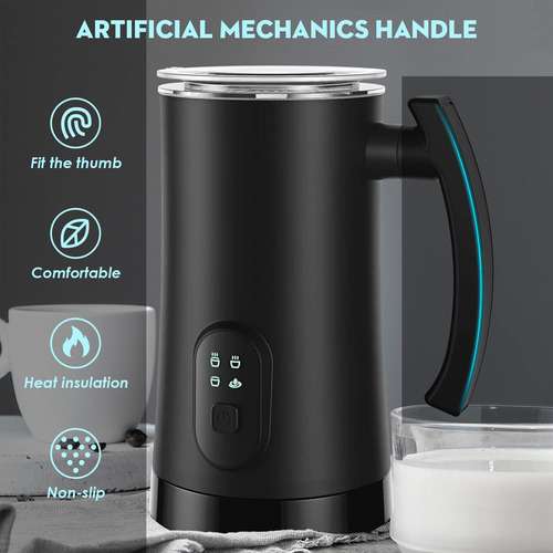Espumador De Leche Eléctrico, Vaporizador De Leche 4 En 1, 1