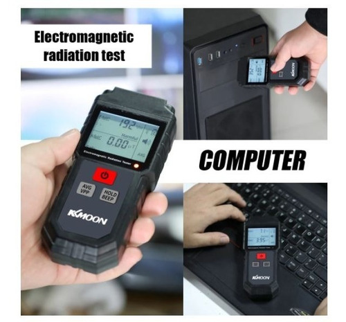 Imagem 6 de 6 de Medidor Detector Radiação Eletromagnética Computador Antenas