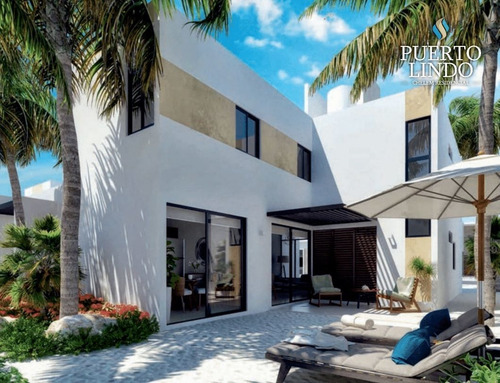 Imagen 1 de 16 de Casas En Venta, En Residencial Puerto Lindo Chelem Mod. Aurora.