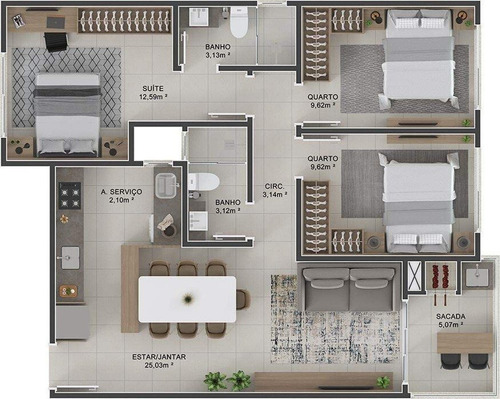 Imagem 24 de 30 de Apartamento À Venda No Bairro Ingleses Do Rio Vermelho - Florianópolis/sc - O-25503-42073
