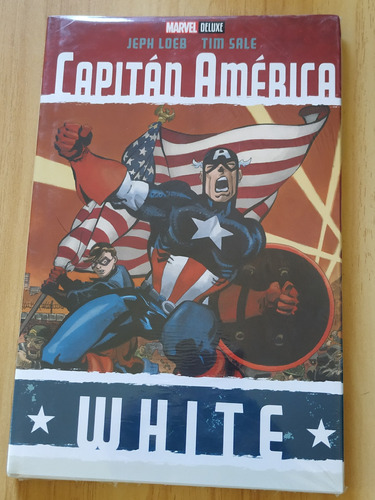 Comic Capitan America *white*