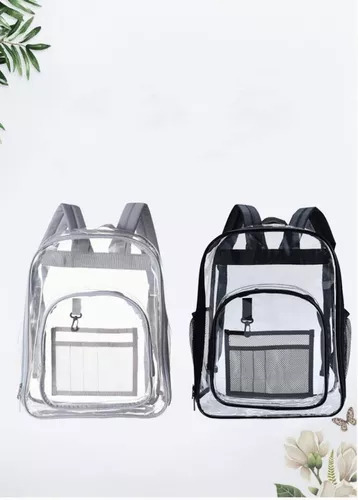 Mochila Transparente De Moda Casual Impermeable Para