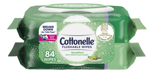 Cottonelle Gentleplus Toallitas Humedas Desechables Con Aloe