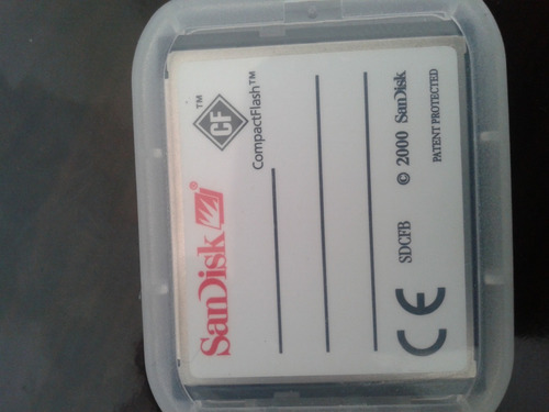 Imagem 2 de 2 de Cartão De Memória Compactflash Sandisk 256mb