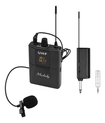 Muslady Uhf - Micrófono Inalámbrico Con Lavalier