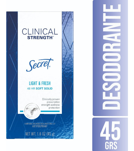 Desodorante Secret Clinical Light Fresh