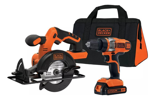 Kit Black+decker Bdcd220cs-b2c Taladro Atornillador + Sierra