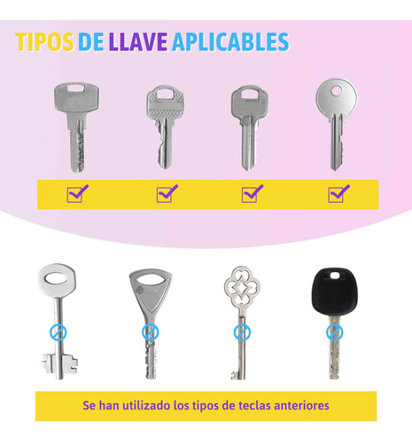 Set De 32 Etiquetas De Identificación De Llaves Cubre